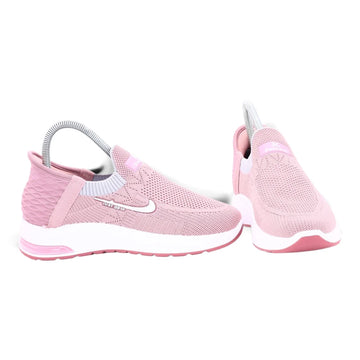 Active Flex Breathable Slip-On Knit Sneakers (Pink)