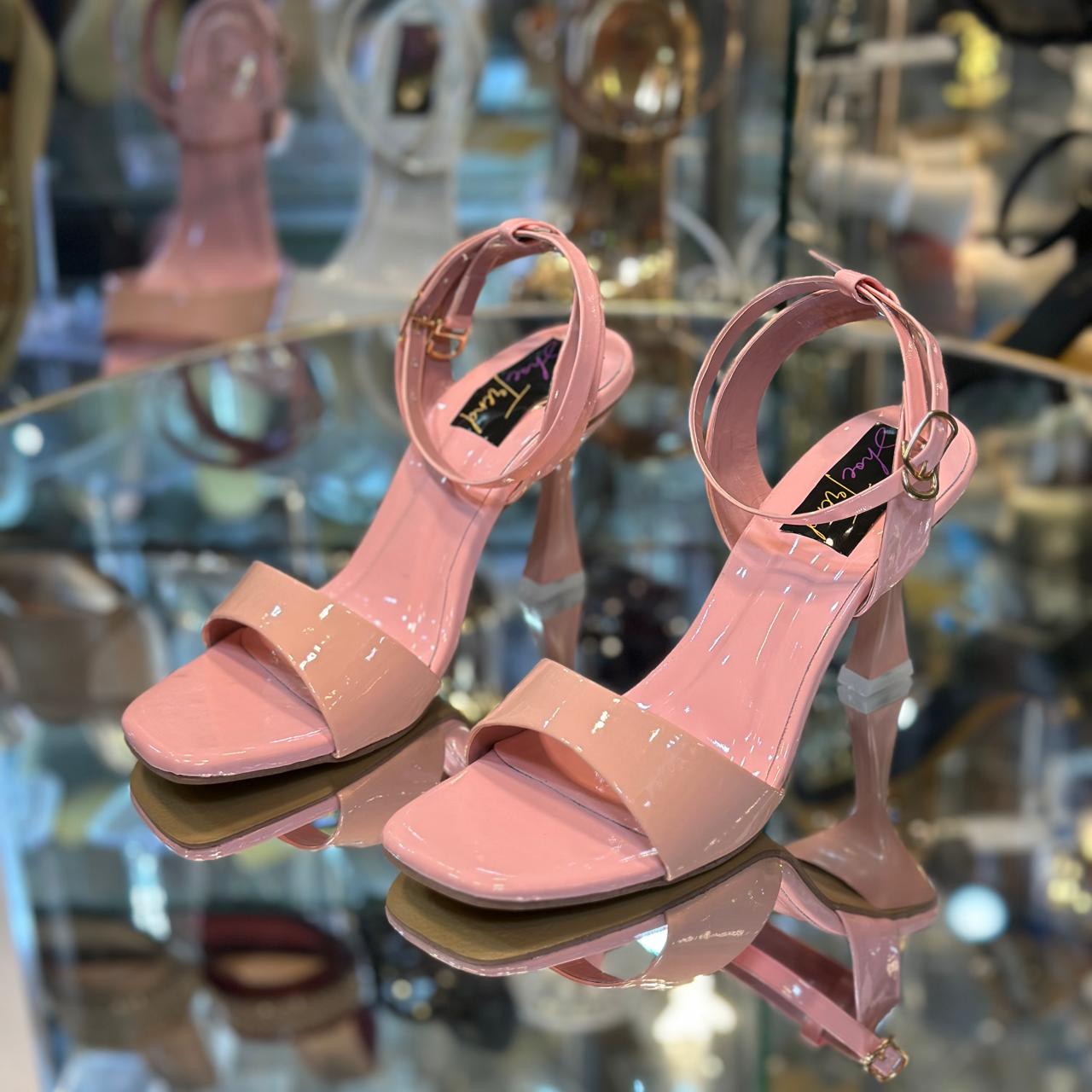 Pink heel sandal ic76