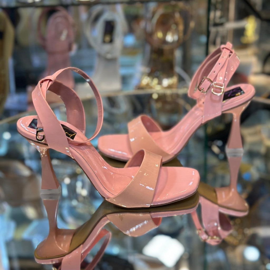 Pink heel sandal ic76