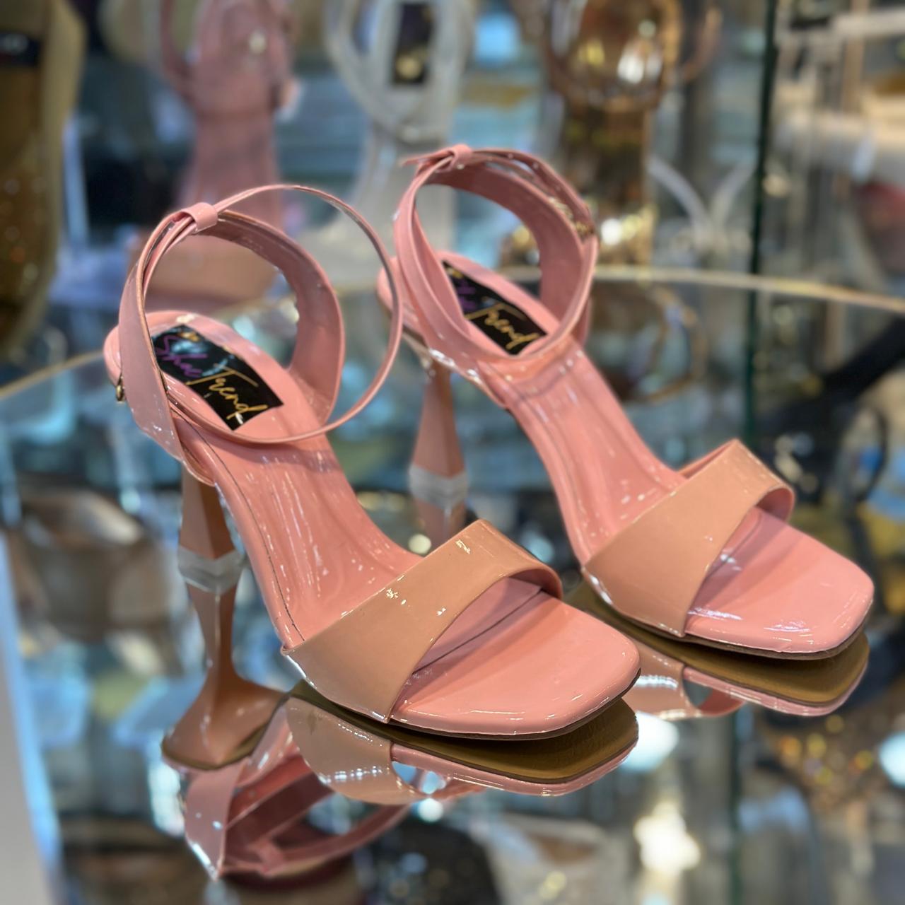 Pink heel sandal ic76